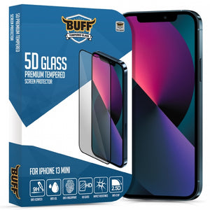 BUFF iPhone 13 Mini 5d Glass Ekran Korucu