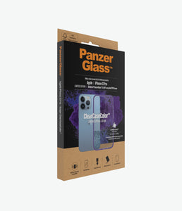 PanzerGlass ClearCaseColor iPhone 13 Pro - Mor / Grape Limited Edition