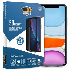 Buff iPhone 11/XR 5D Privacy Hayalet Ekran Koruyucu