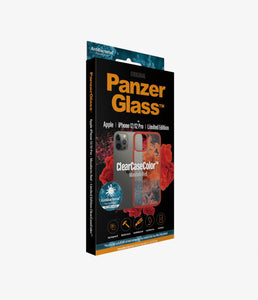 PanzerGlass iPhone 12 /12 Pro  ClearCaseColor Mandarin Red Limited Edition