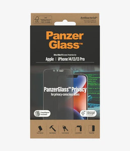 PanzerGlass iPhone 14 / 13 /  13 Pro Privacy Ekran Koruyucu Hayalet