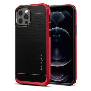SPIGEN iPhone 12/12 Pro Neo Hybrid Kılıf Kırmızı