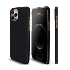 Apple iPhone 12 Pro Max Karbon Fiber 0.60mm Orijinal Kılıf