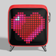DIVOOM Tivoo Max Pixel Art Bluetooth Speaker Höparlör Kırmızı